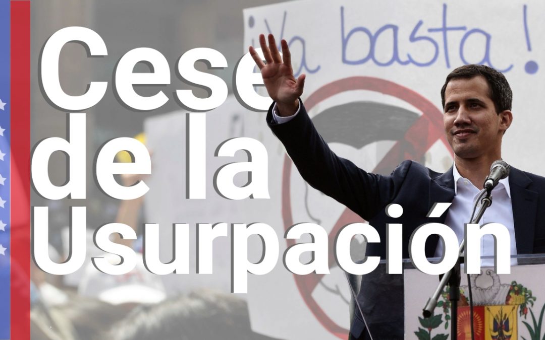 Cese de la usurpación, gobierno de transcición y elecciones libres