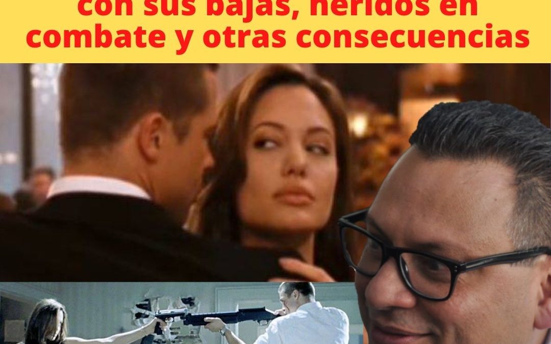 Relaciones amorosas y conflictos bélicos, con sus bajas, heridos y otras consecuencias.